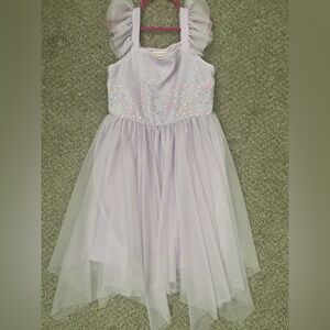 Cat and Jack girls pastel sequined dress